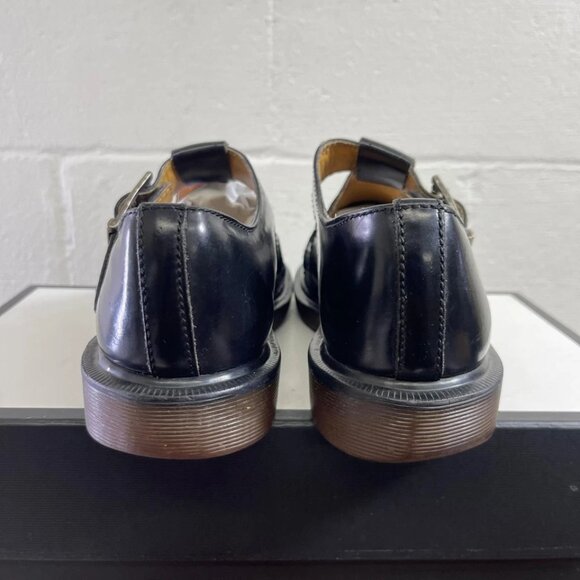 Dr Martens 8251 Mary Jane Sandals Black Leather Buckle Women's 6 UK England Made - Picture 6 of 11